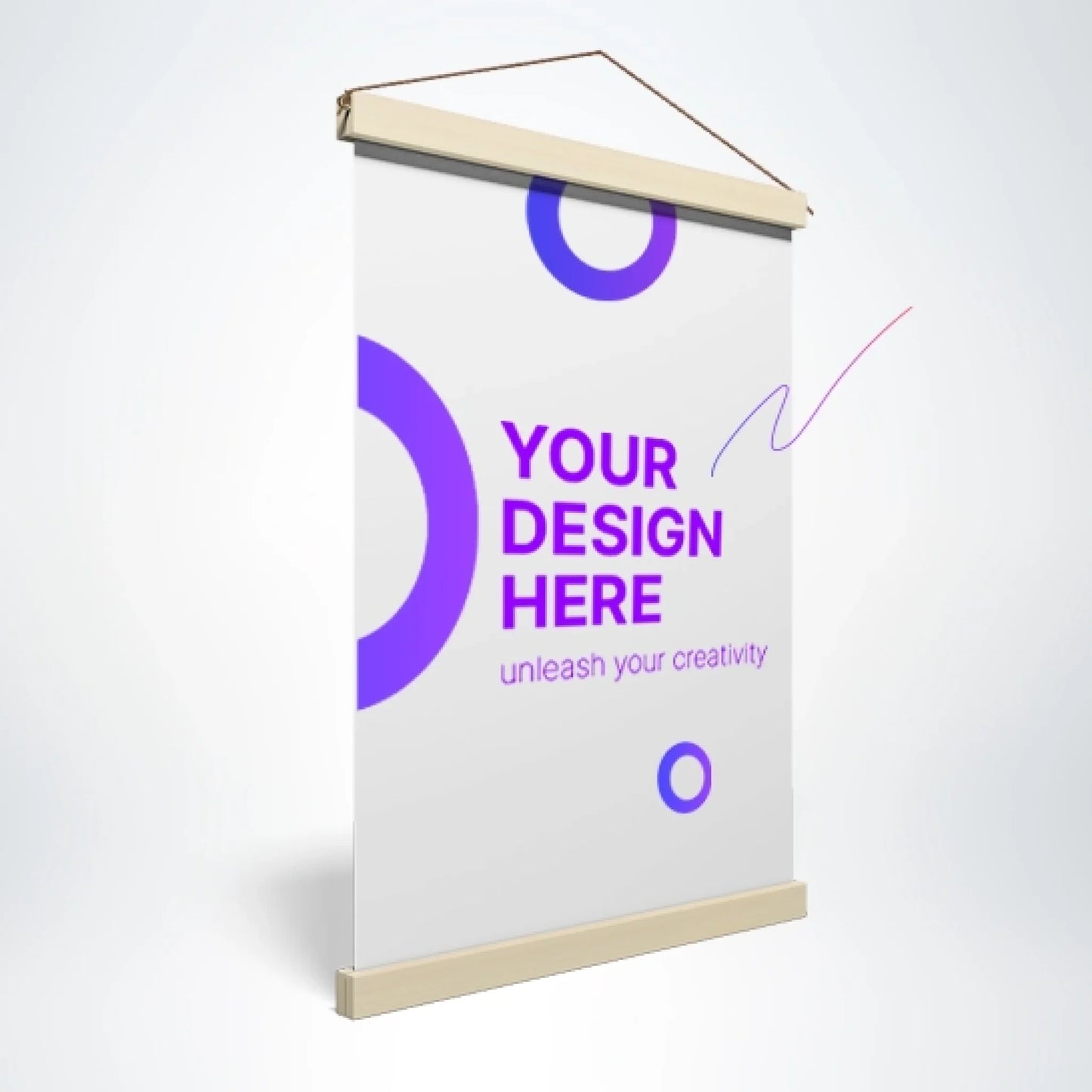 Leinwand Wandbehang mit eigenem Design