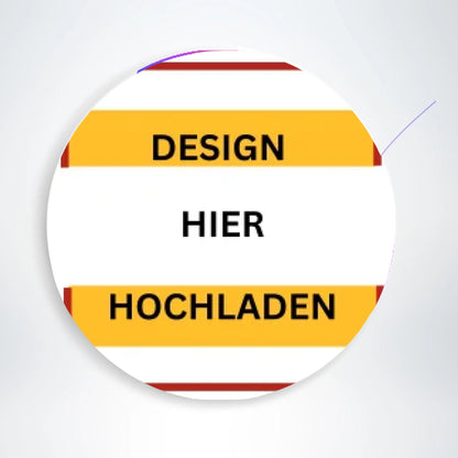 Runder Fotodruck mit eigenem Design