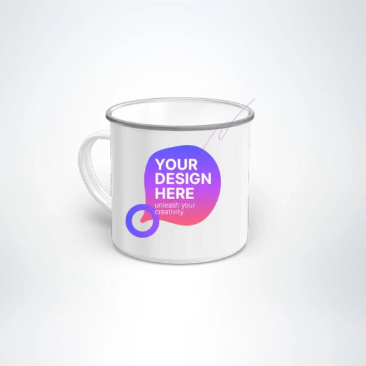 Emaille-Tasse – Ihr Design im Vintage-Stil