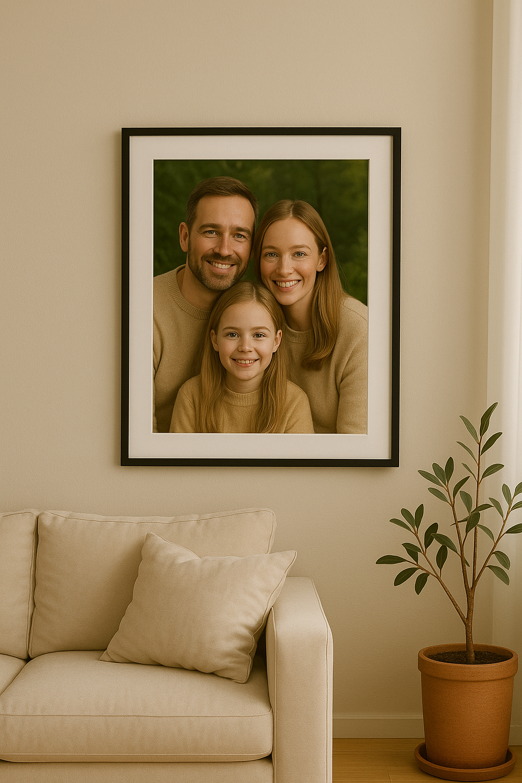 Passepartout mit persönlichem Design